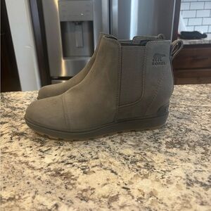 Sorel Charcoal Ankle Boots